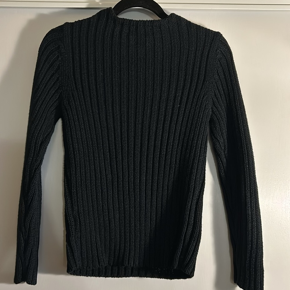 Worthington V-neck Cable Sweater - Picture 3 of 4